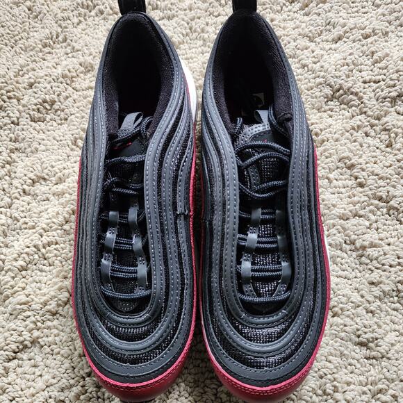 NIKE Air Max 97 921826 018 - Shiekh Nike Air Max 97 Red Black Anthracite Brand New Sz 6Y